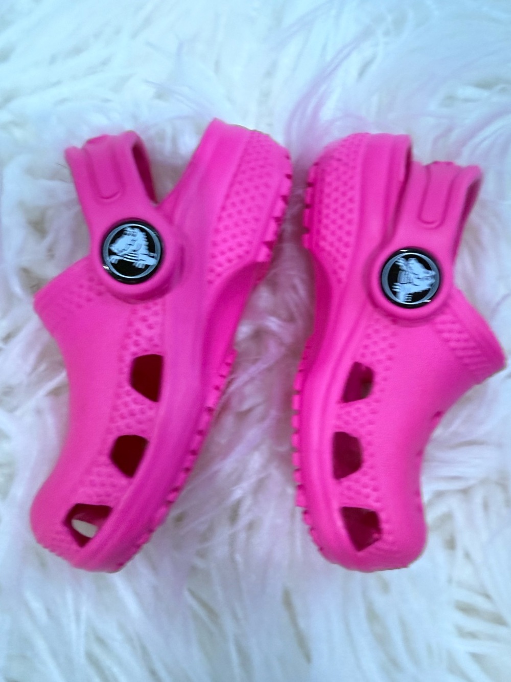 BABY CROCS hot pink Brand new🔥